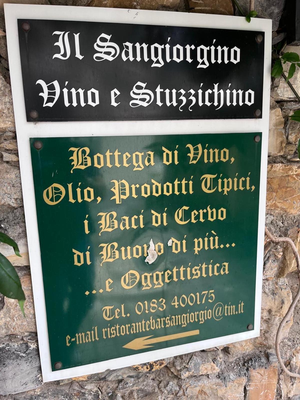 La Finestra Sul Borgo Bed and Breakfast Cervo Buitenkant foto